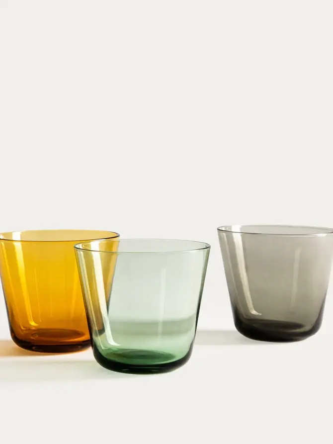Szklanka AMBERIS bursztynowa niska 0,26 l