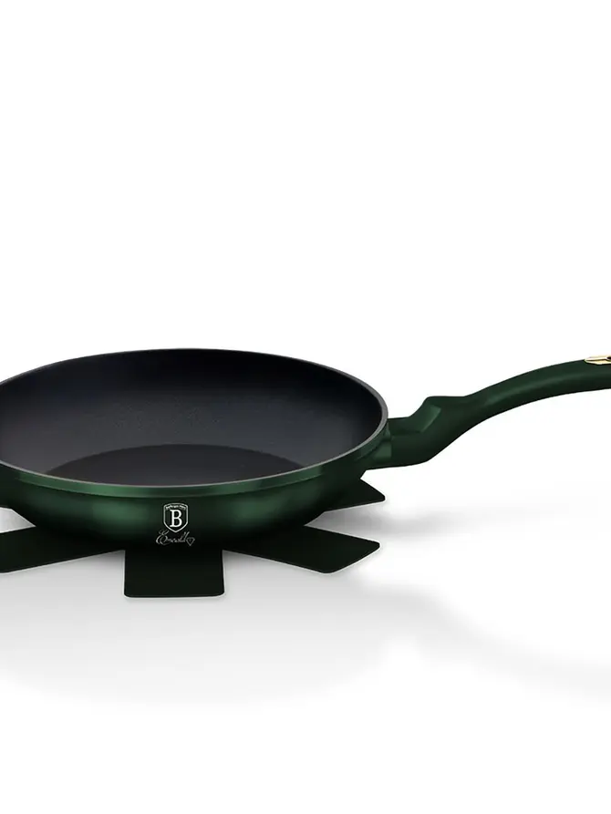 Patelnia EMERALD ciemnozielony 28 cm