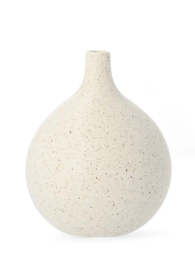 Wazon NOVO okrągły w kropki 15x21 cm