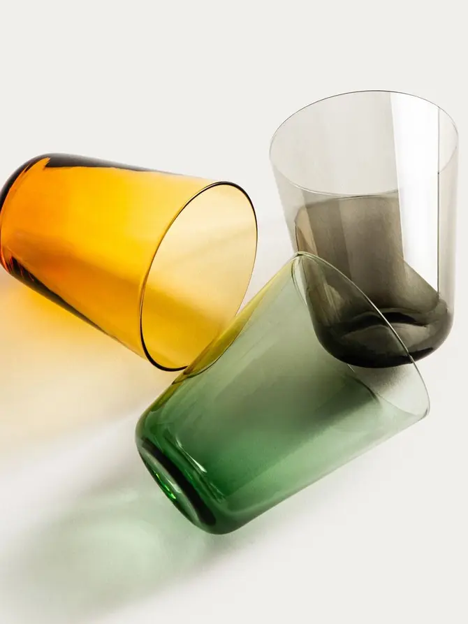 Szklanka AMBERIS bursztynowa wysoka 0,3 l