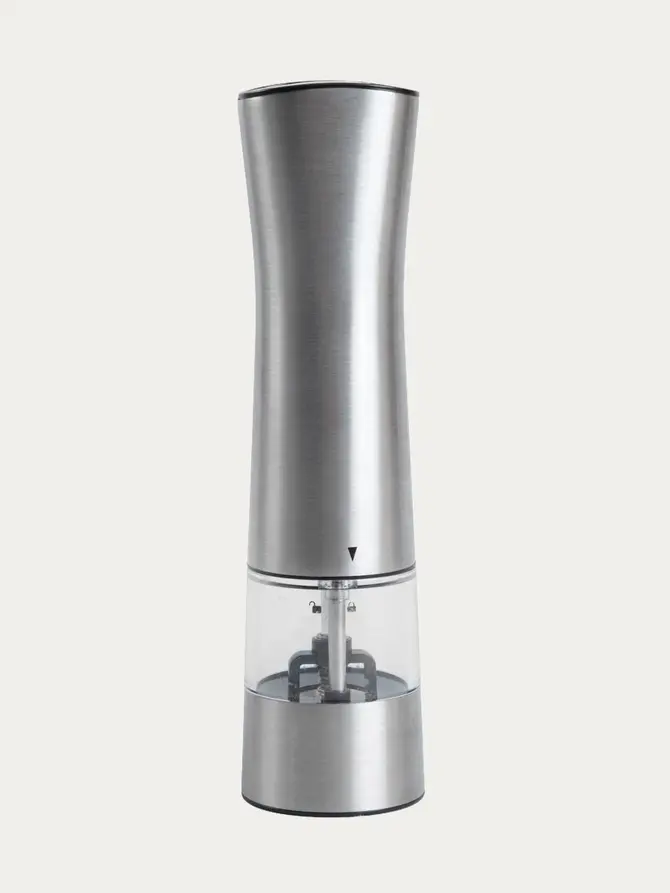 Młynek LORENZO srebrny elektryczny 21 cm