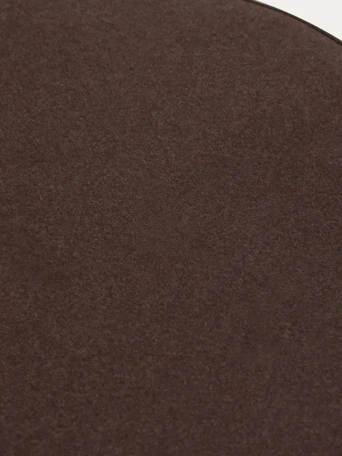 Pufa OLLERA w tkaninie czekoladowa 46,5x46,5x41 cm