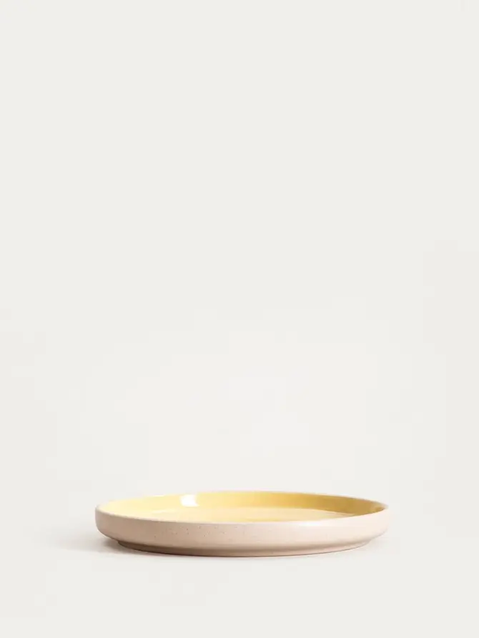 Talerz LABRA deserowy żółty 20 cm