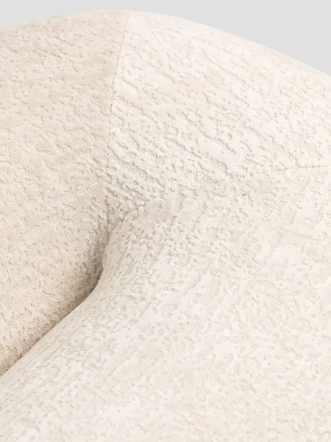 Pufa LUNCTA Ecru 82x52x34 cm