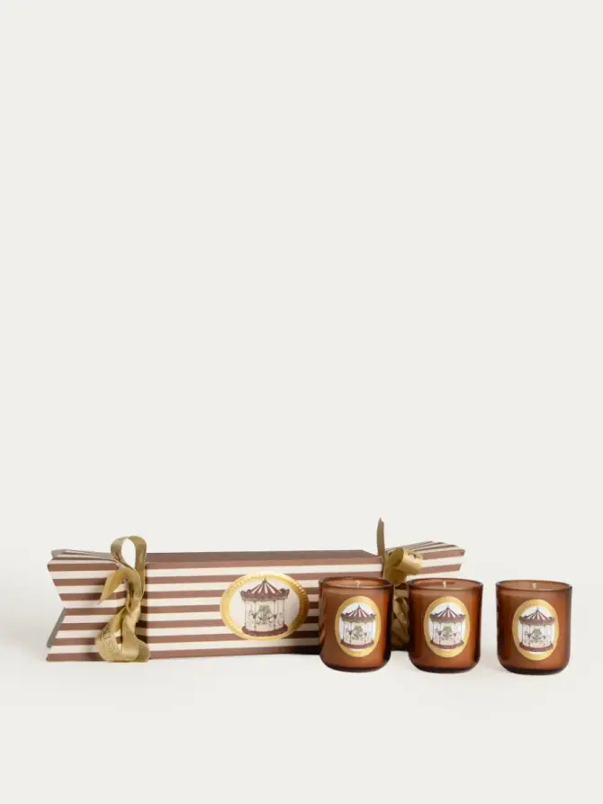 Zestaw świec SWEET CHRISTMAS Vanilla Caramel 3 szt. x 70 g