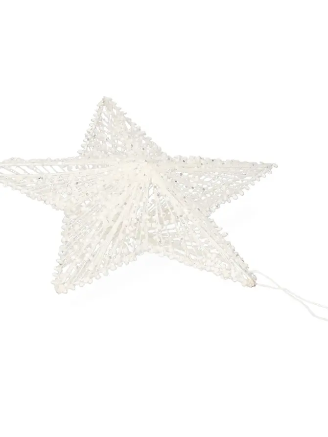 Zawieszka STEA gwiazda biała 25 cm
