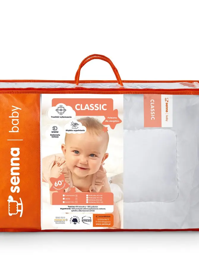 Komplet dziecięcy CLASSIC Cztery Pory Roku kołdra + poduszka 100×135 cm