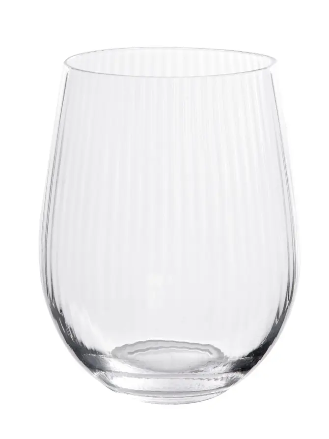 Szklanka LYNN ryflowana transparentna 0,55 l