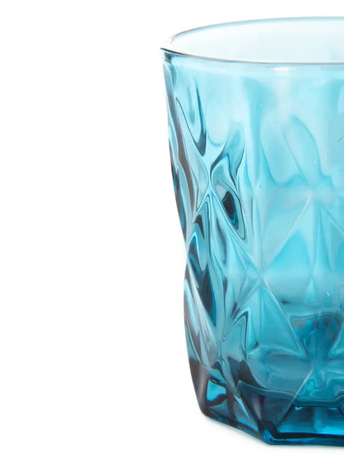Zestaw szklanek LUNNA ciemny niebieski 4 szt. 0,29 l