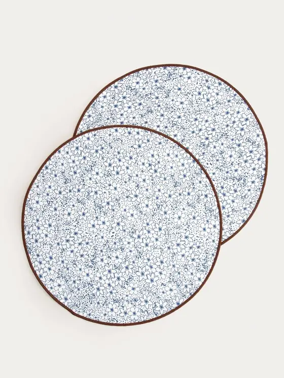 Maty stołowe SALADO bawełniane w kwiatki 38cm