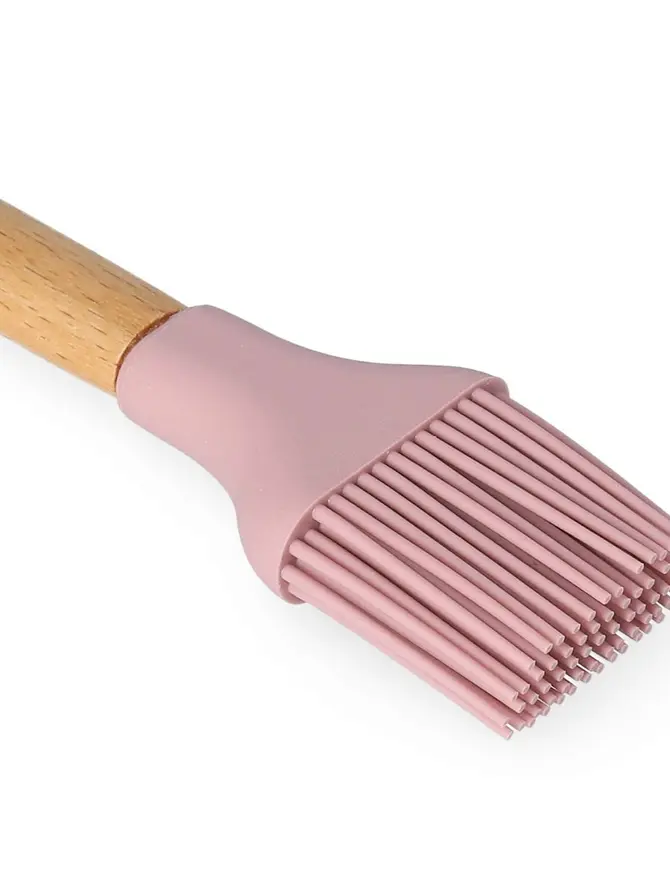 Pędzelek EASY BAKE silikonowy różowy 28x5 cm