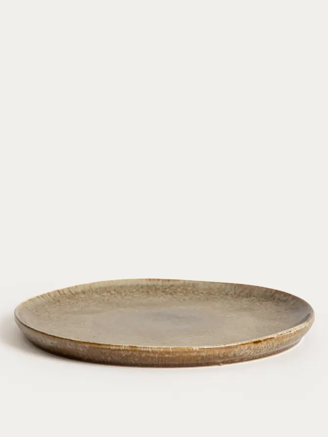 Talerz DAREL obiadowy beżowy 26,5 cm