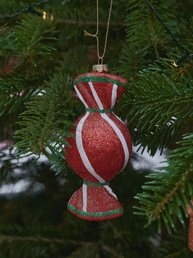 Zawieszka EVI RED cukierek czerwony 13 cm