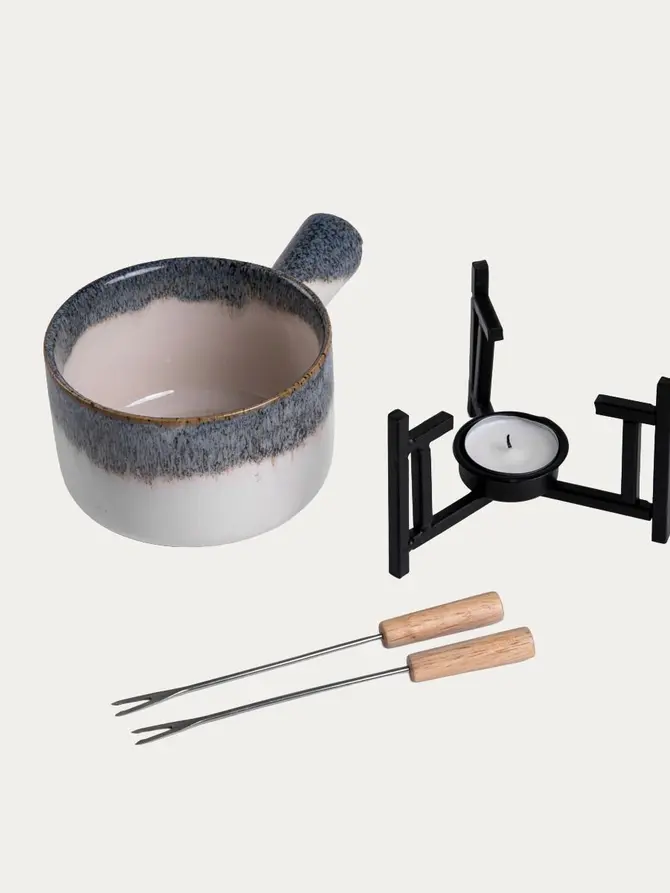 Zestaw do fondue LAMBI z podgrzewaczem 500 ml