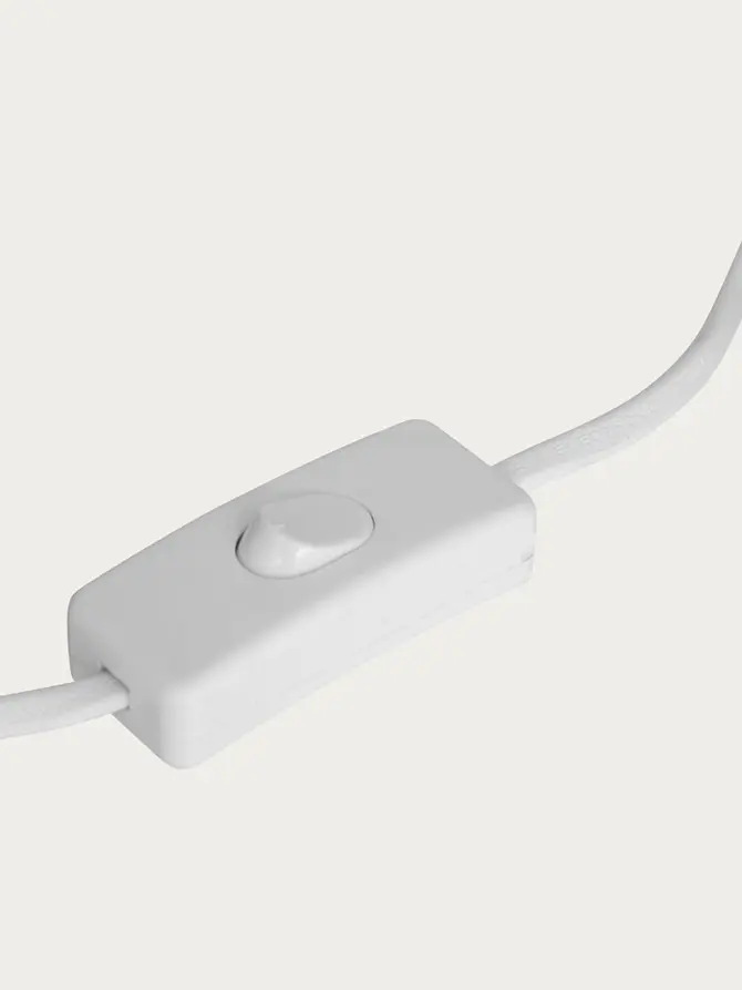 Lampa DELCIA biała 30x45 cm