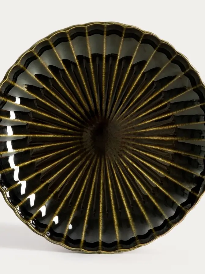 Talerz MELIDA obiadowy ciemnozielony 27 cm