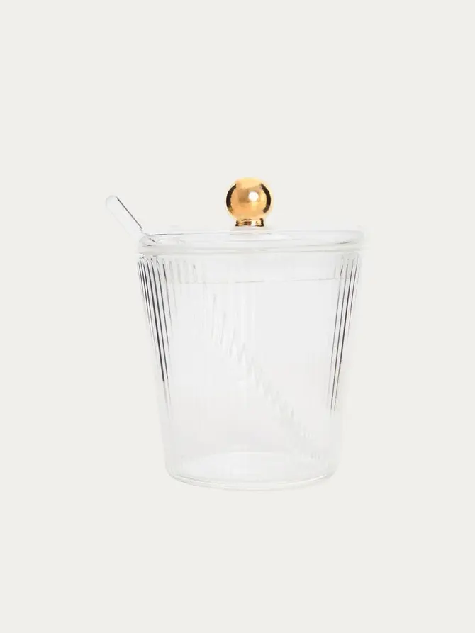 Cukiernica LYNN ze złotą gałką 0,4 l