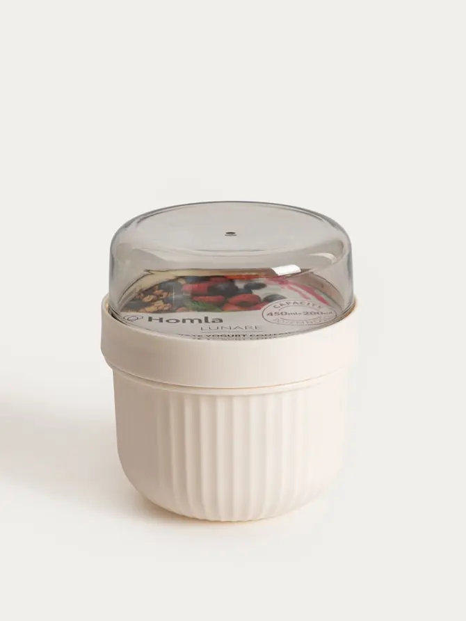 Pojemnik LUNARE na jogurt śmietankowy 450 ml + 200ml