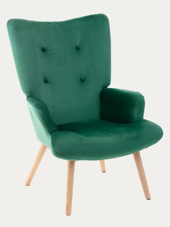 Fotel MOSS zielony 70x55x95 cm