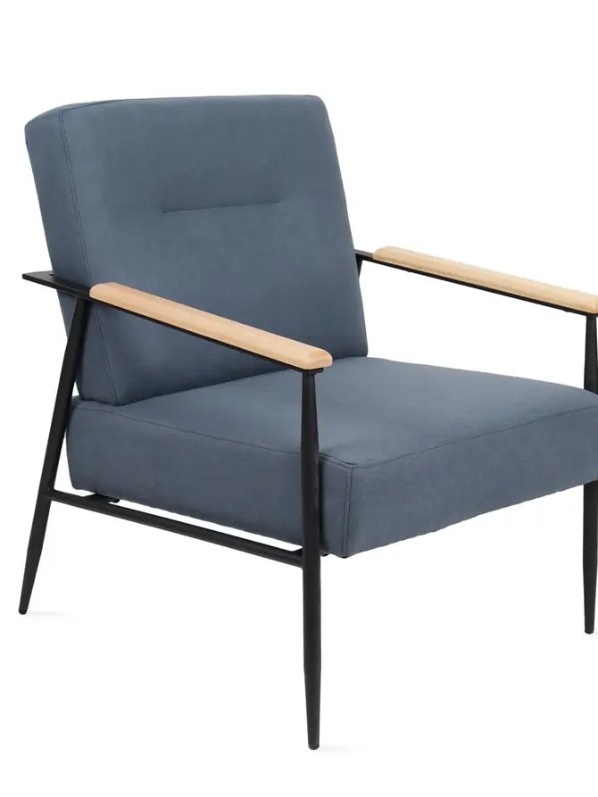 Fotel VELUDO denim 71x70x83 cm