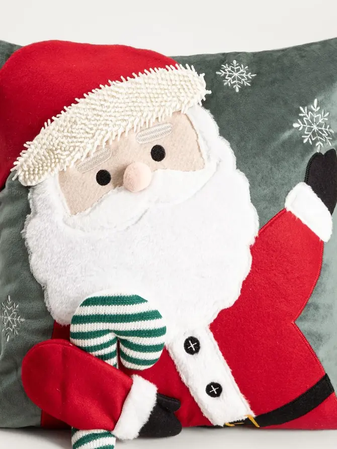 Poszewka SANTAFUL z Mikołajem 45x45 cm