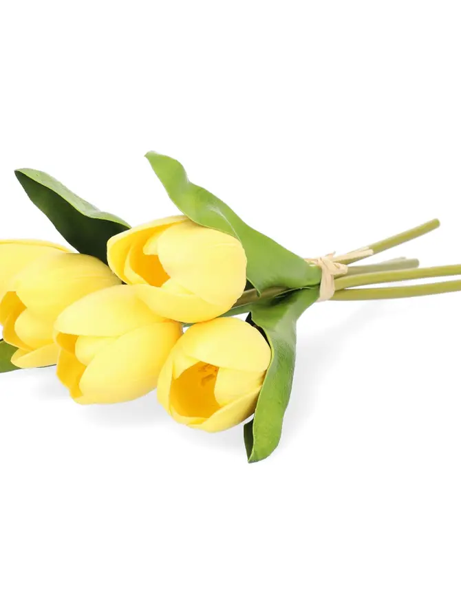 Kwiaty LITEN sztuczne tulipany żółte 30 cm