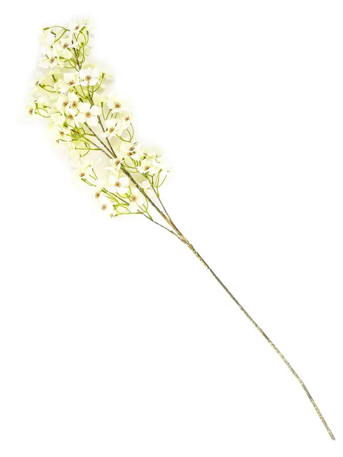 Gałązka sztuczna ELDER ecru 100 cm