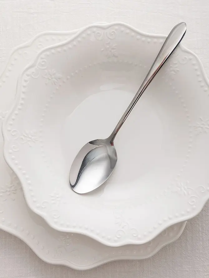 Talerz VISTAL porcelanowy głęboki biały 23 cm