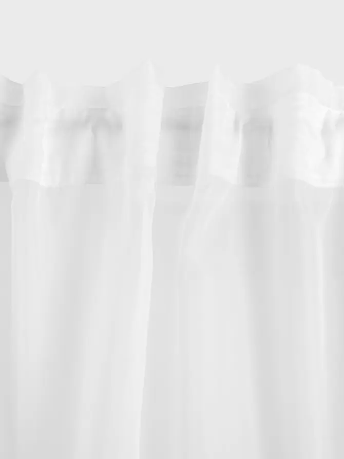 Firanka B2 Sorelia z taśmą biała 300x160 cm