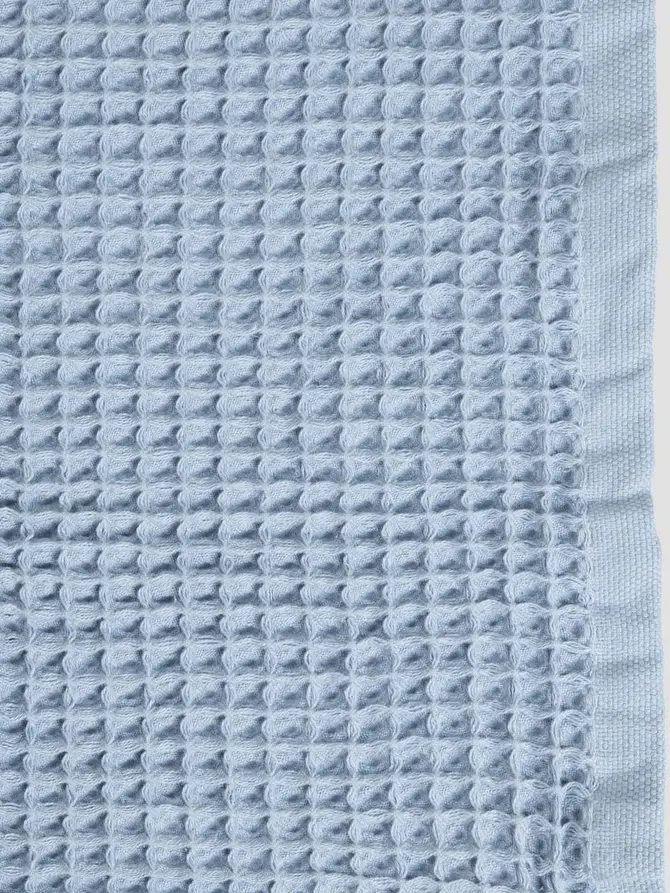 Ręcznik VAFFEL niebieski 70x130 cm