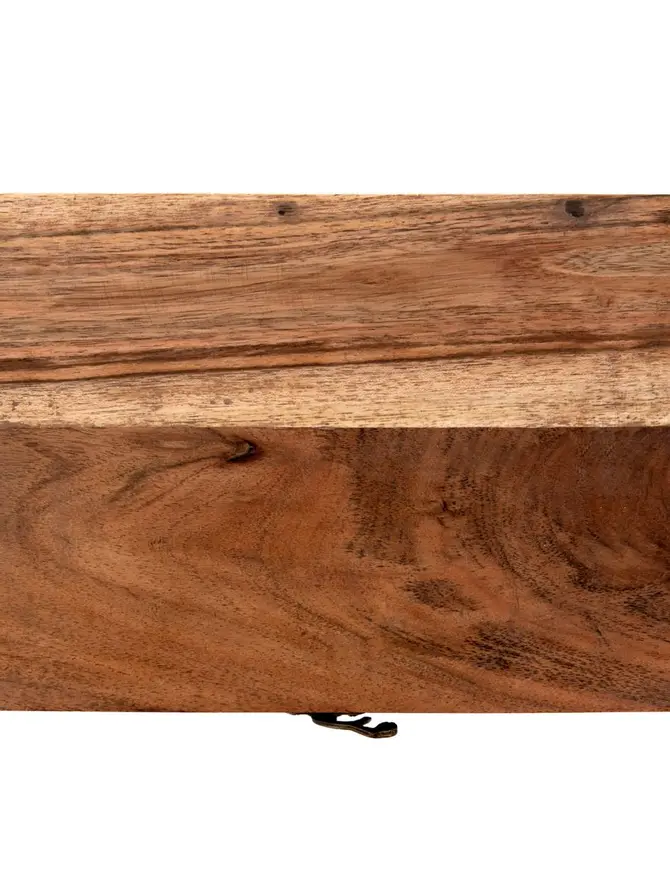 Szkatułka na biżuterię ACACIA z drewna akacjowego 22x14x8 cm