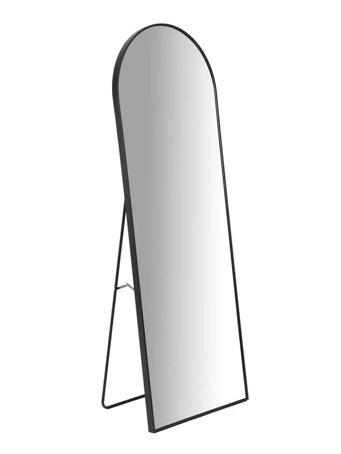 Lustro ELORA stojące czarne 140x50 cm