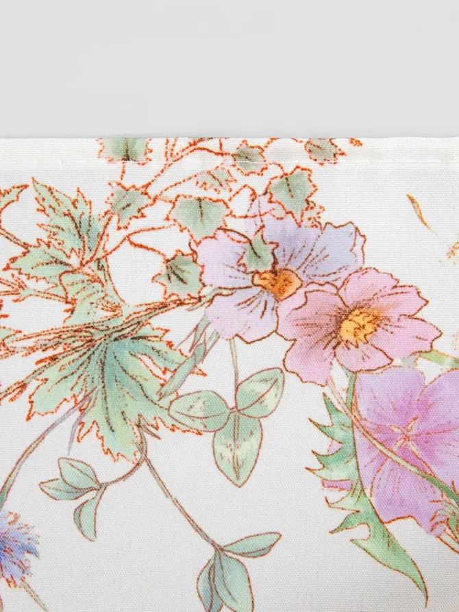 Obrus MEADOW FLOWERS dekoracyjny z kwiatowym wzorem 90x90