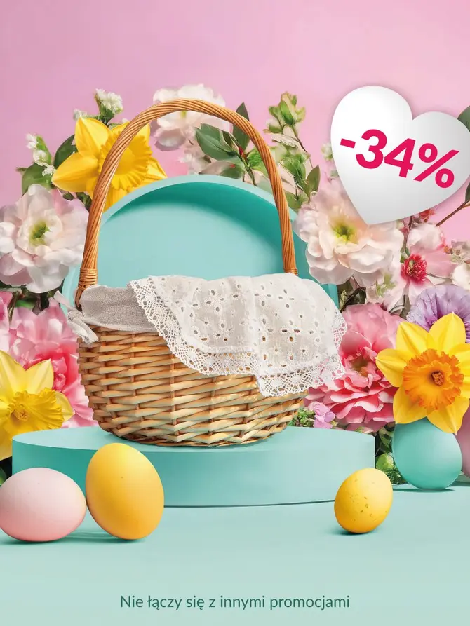 Koszyk CARELLO wiklinowy średni 25x35 cm