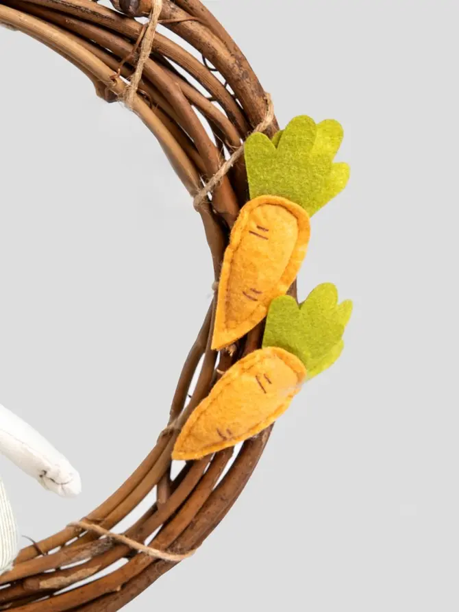 Stroik LUPE pleciony z zającem 33 cm