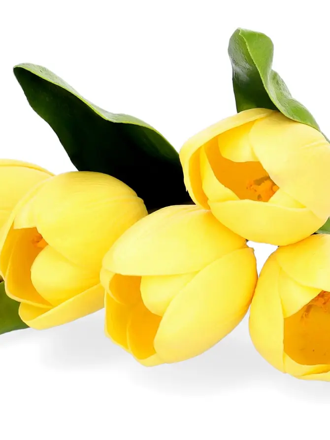 Kwiaty LITEN sztuczne tulipany żółte 30 cm