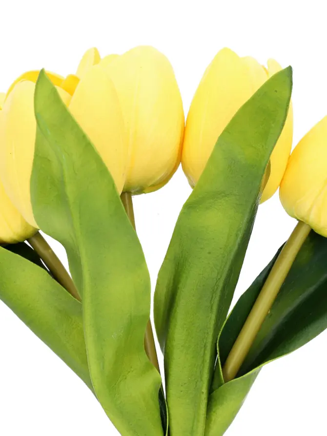 Kwiaty LITEN sztuczne tulipany żółte 30 cm