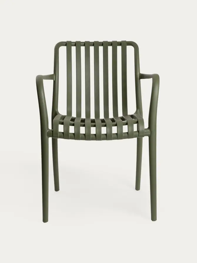 Krzesło VALORO ogrodowe zielone 56x57x81 cm