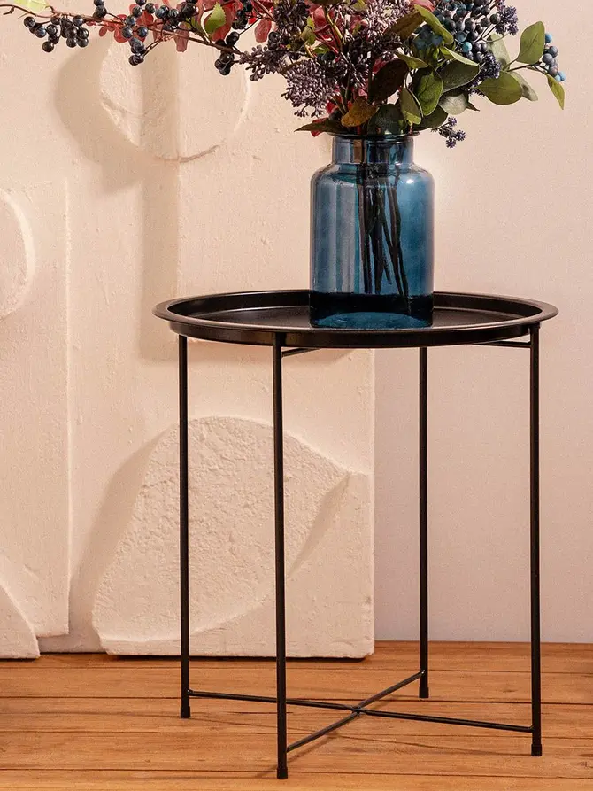 Stolik STALDIS czarny 47x47x47 cm