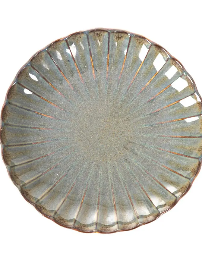 Talerz MELIDA deserowy szary 21 cm