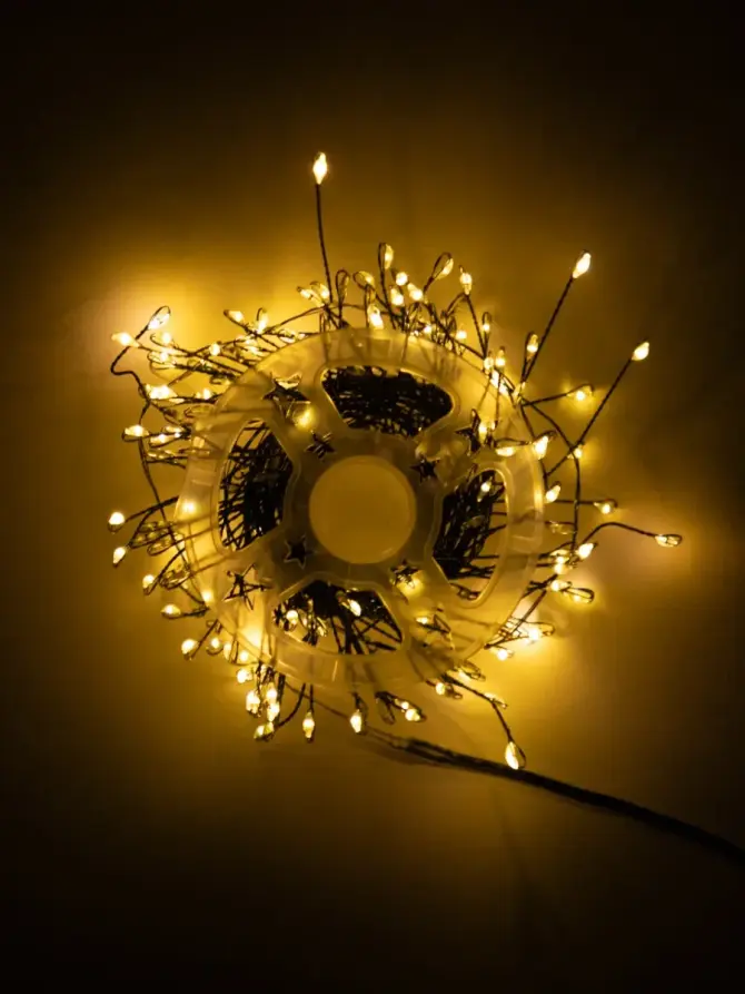 Lampki LUMERE dekoracyjny zielony z rozgałęzieniami 200 LED, 5 m