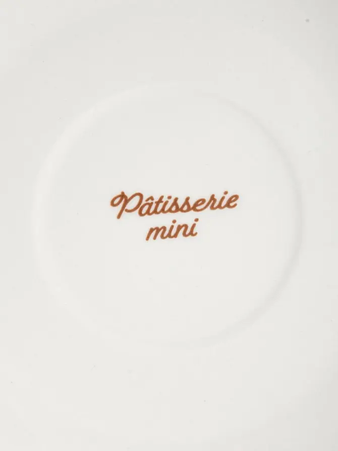 Zestaw filiżanek ze spodkiem PATISSERIE porcelanowych dużych, 0,25 l 4 szt.