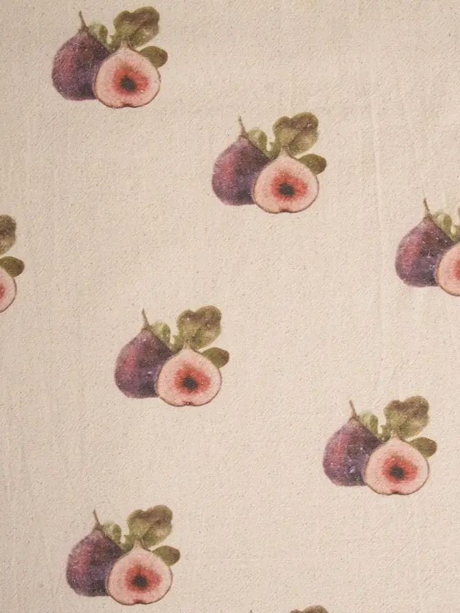 Bieżnik AMBRA bawełniany z figowym wzorem 40x160 cm