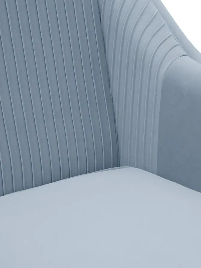 Sofa AVANT sofa 2-osobowa, welurowa szara 127x82x81.5 cm