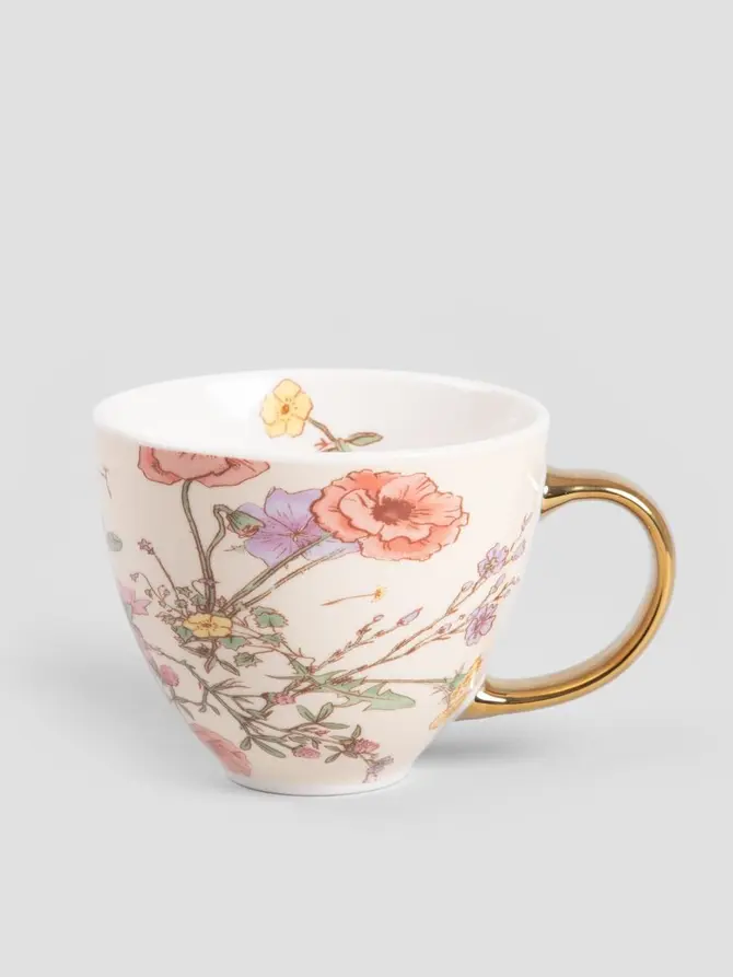 Kubek MEADOW FLOWERS ze złotym uchem 0,47 l