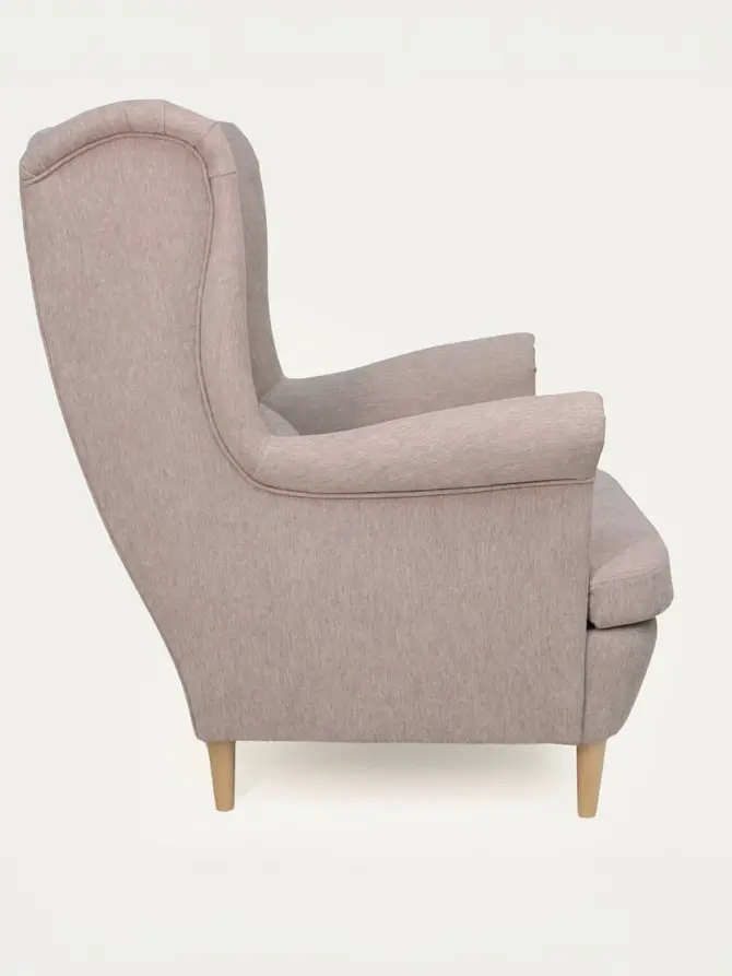 Fotel FOSSBY szary 82x85x105 cm
