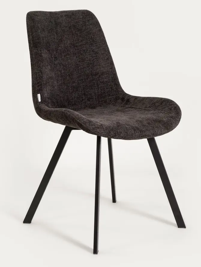 Krzesło SILLA Ciemnoszare 52x60,5x83,5 cm