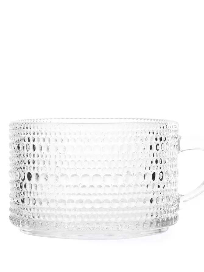 Filiżanka BARREL szklana w kropki 0,35 l