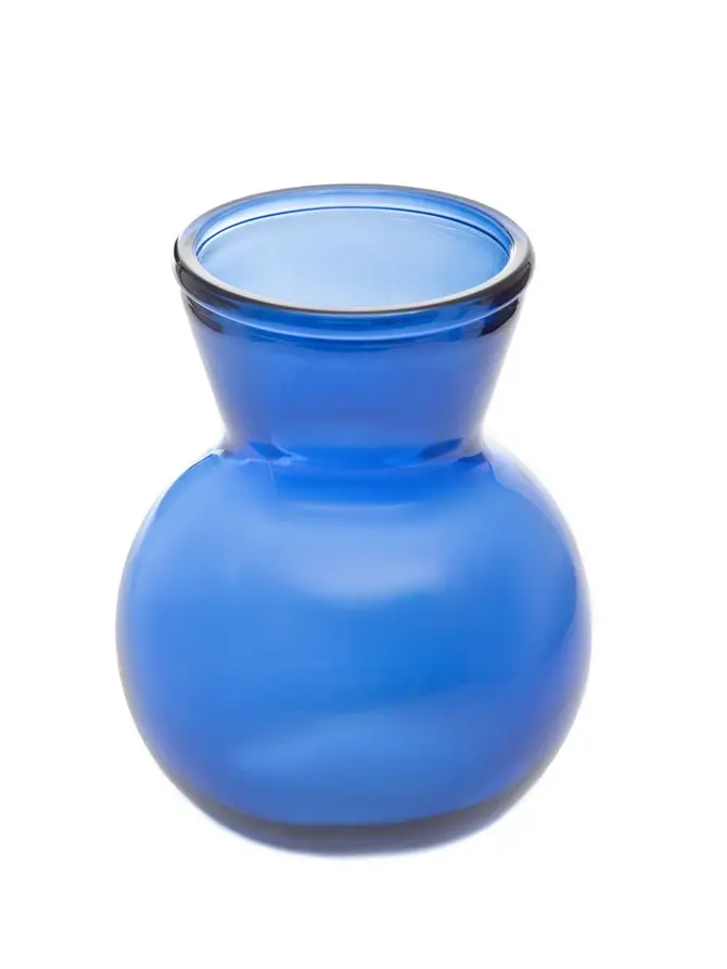 Wazon BROSA szklany granatowy 18x14 cm