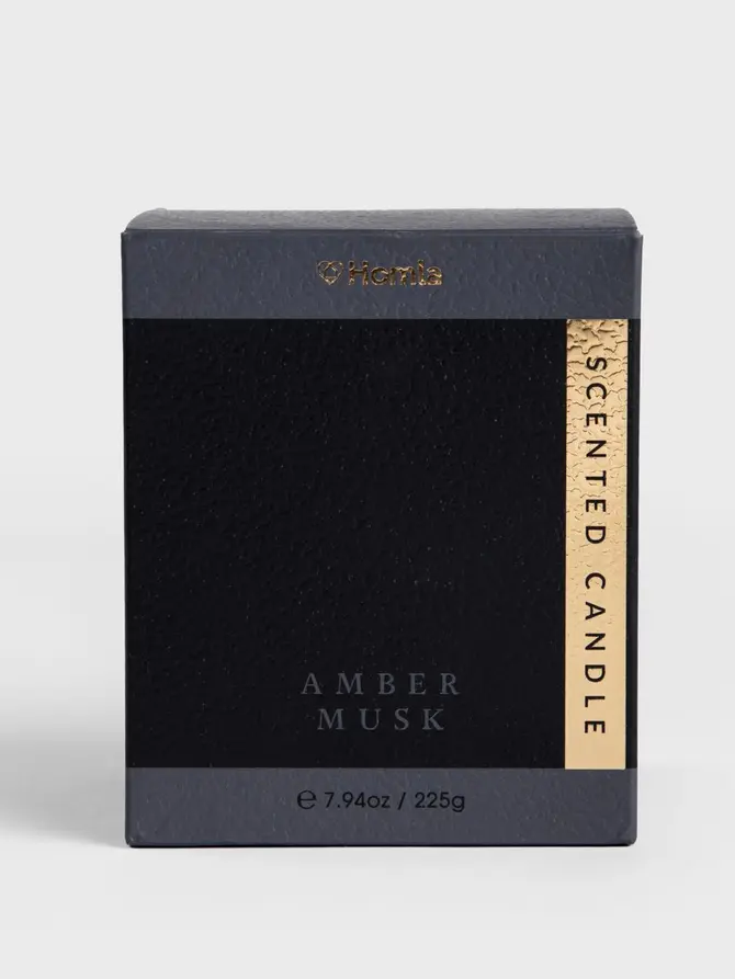 Świeca zapachowa SLEEK LEATHER Amber Musk 225 g